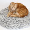 Katzenschlafplatz RUNDSCHMEICHLER aus Schafwolle
